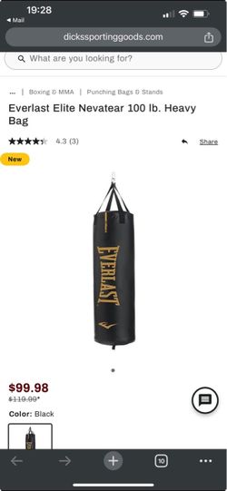 Everlast Heavy Punching Bag with Stand