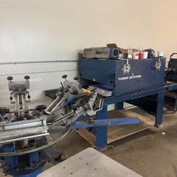 6 color 6 station Ranar Ranar conveyor dryer