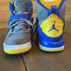 Blue And Yellow Jordan