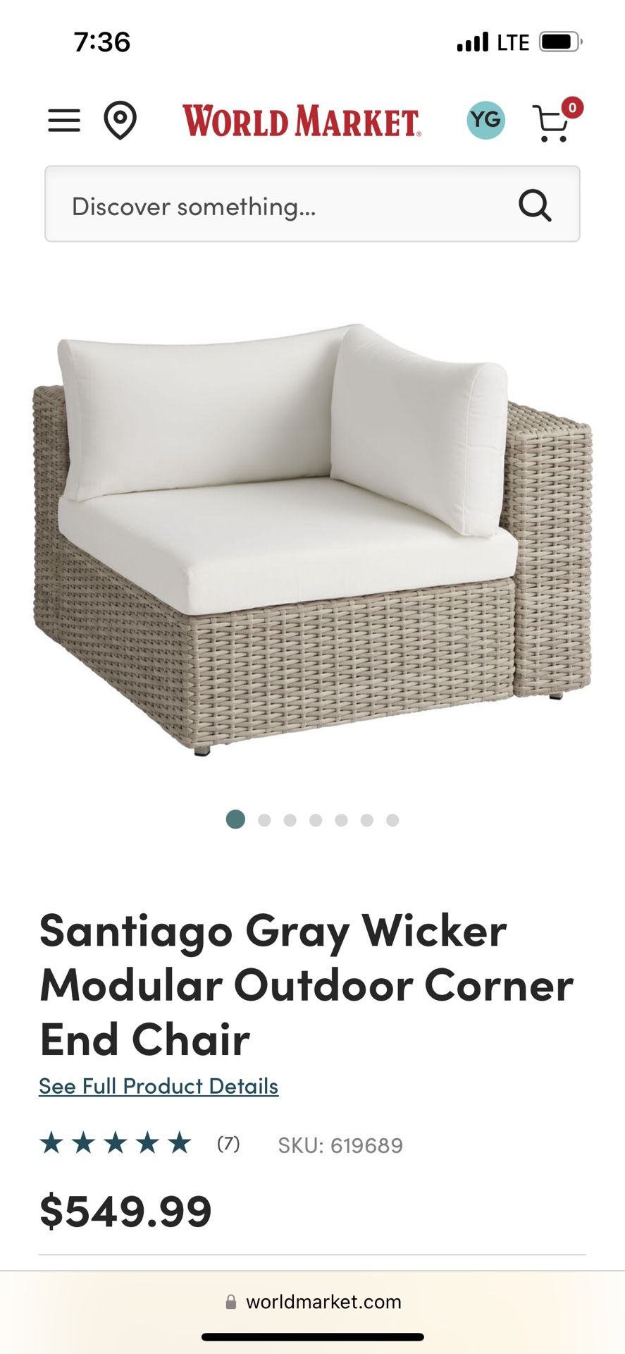 New World Market Grey Wicker Chairs Set Of 2
