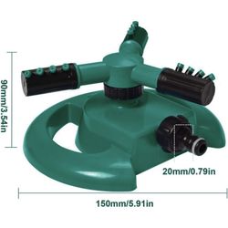 360 Degree 3 Arm Rotating Garden Sprinklers