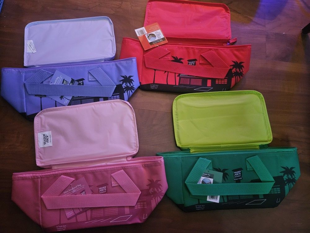 Trader Joe's Minni Insulated Cooler Bags New