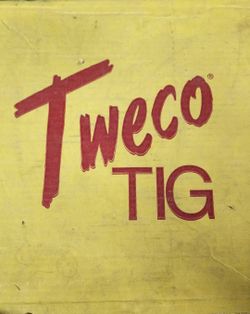 Tweco air cooled tig torch