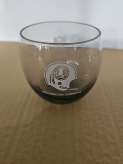 Vintage Washington Redskins NFL Glass Tumbler