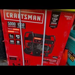 Craftsman Generator 5000w Brand New 