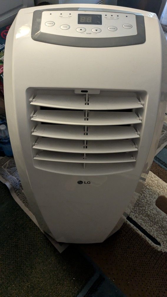 LG portable AC unit, model LP1015WNRY7, 10,000 BTU