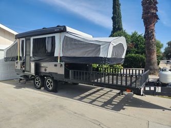 2017 rockwood esp 282tesp Toy hauled  pop up trailer