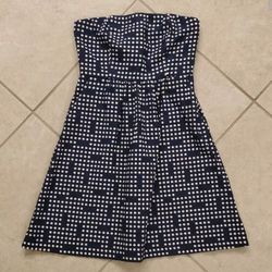 Women's Gap Strapless Dress Size 2 Navy Blue