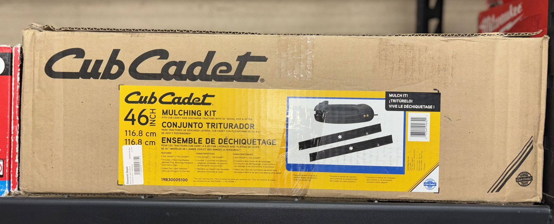 (New) Cub Cadet Original Equipment 46 in. Mulching Kit with Blades for Lawn Tractors and Zero Turn Mowers (2010 thru 2021)