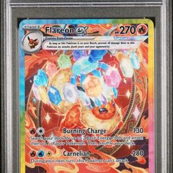 PSA 9 Flareon SIR Prismatic Evolutions 