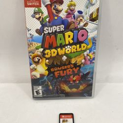 Super Mario 3d WORLD + Bowser's Fury - Nintendo Switch in box