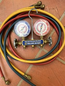 (HVAC)Yellow Jacket Manifold Gauges