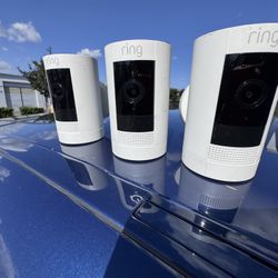 3 Ring Stick Up Cam Battery Outdoor Security Cameras