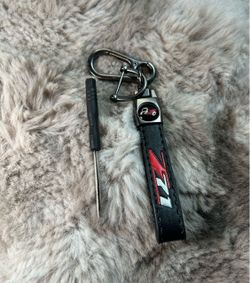 Leather Metal Car Key Chain Keyring car Accessories (New)