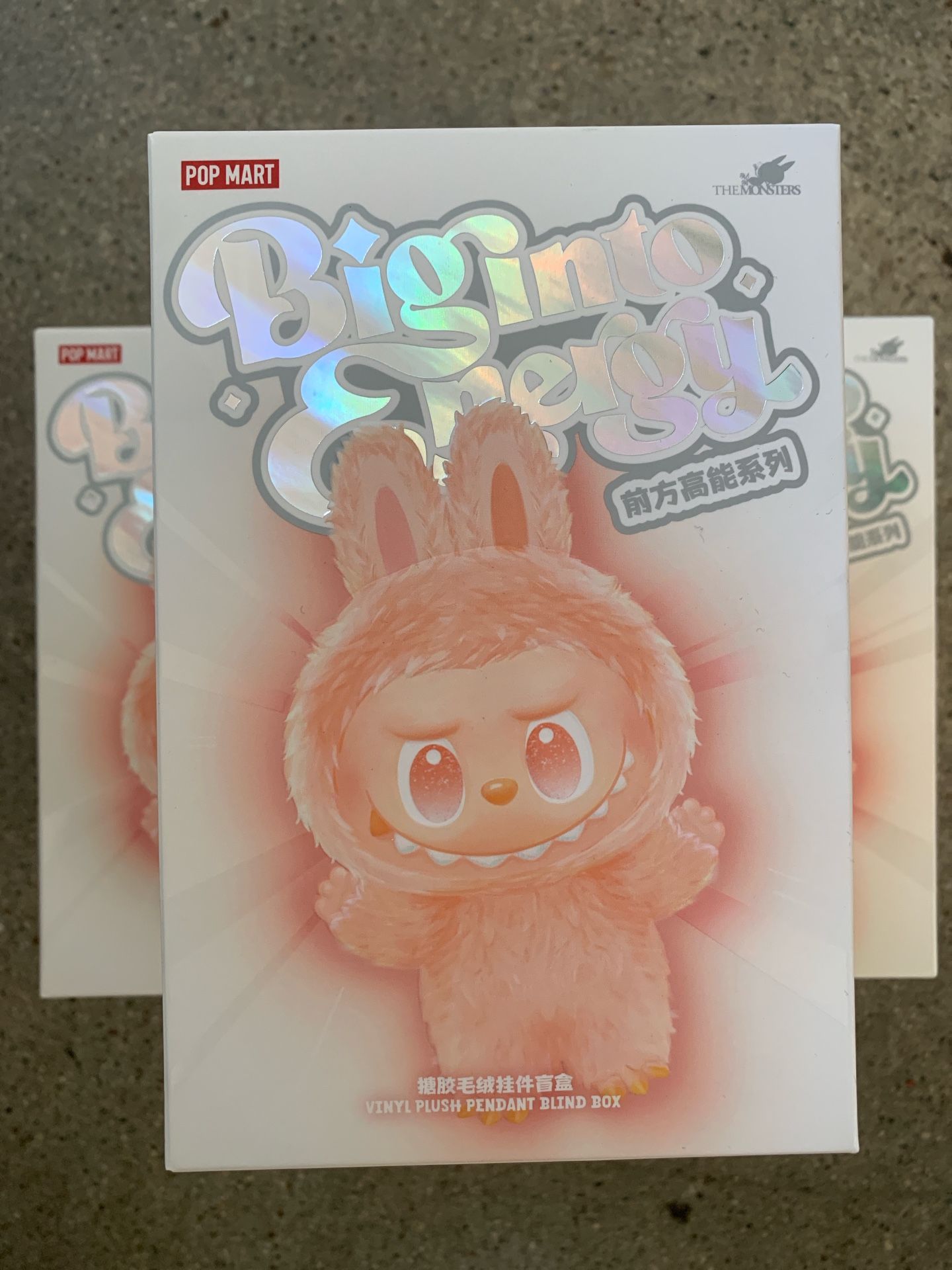 Pop Mart Big Into Energy Labubu VINYL PLUSH PENDANT BLIND BOX