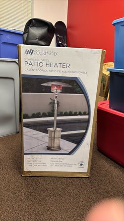 Four Seasons Courtyard 48,000 BTU Stainless Steel Patio Heater (New in Box)