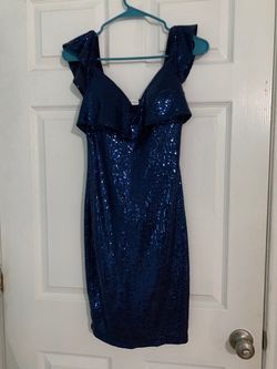 Royal blue Girls dress size Xs