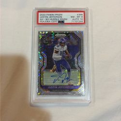 Justin Jefferson Panini Prizm