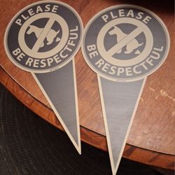 No Dog Poop Sign for Yard 