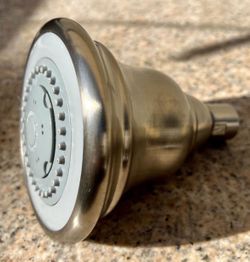 SHOWER HEAD - NEW                                                                        BRUSHED NIKLE          GOOD QUALITY 