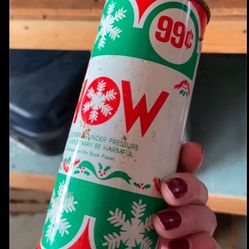 Vintage Christmas Can Of Snow Just Like This 