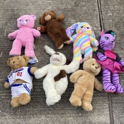 Lot Of Build A Bear Stuffies