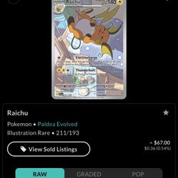 Pokemon (Raichu 211/193)