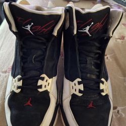 Nike Shoes Mens Size 13 Air Jordan OI' School III Sneakers Black Mid Top 375512-163 $40