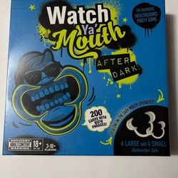 Watch Ya' Mouth After Dark Adult Party Game Glow In Dark Buffalo NSFW 18+ NEW
