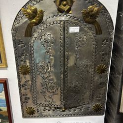 Vtg Cathedral Mirror 