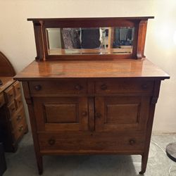 Antique Buffet Cabinet 