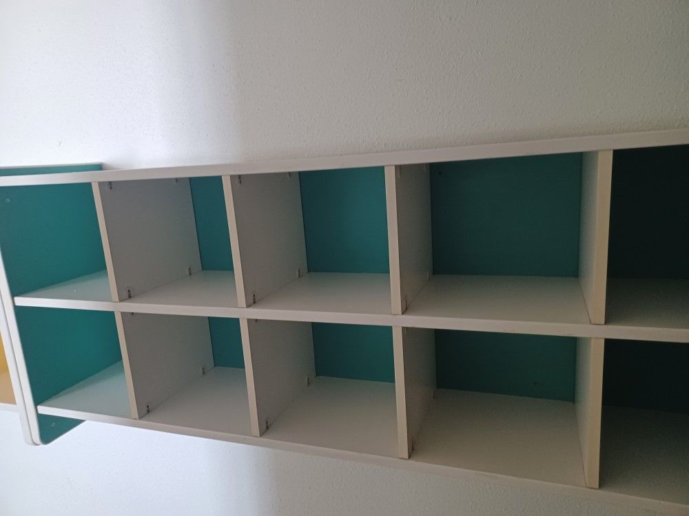 Lakeshore Cubbies Teal 10 Storages