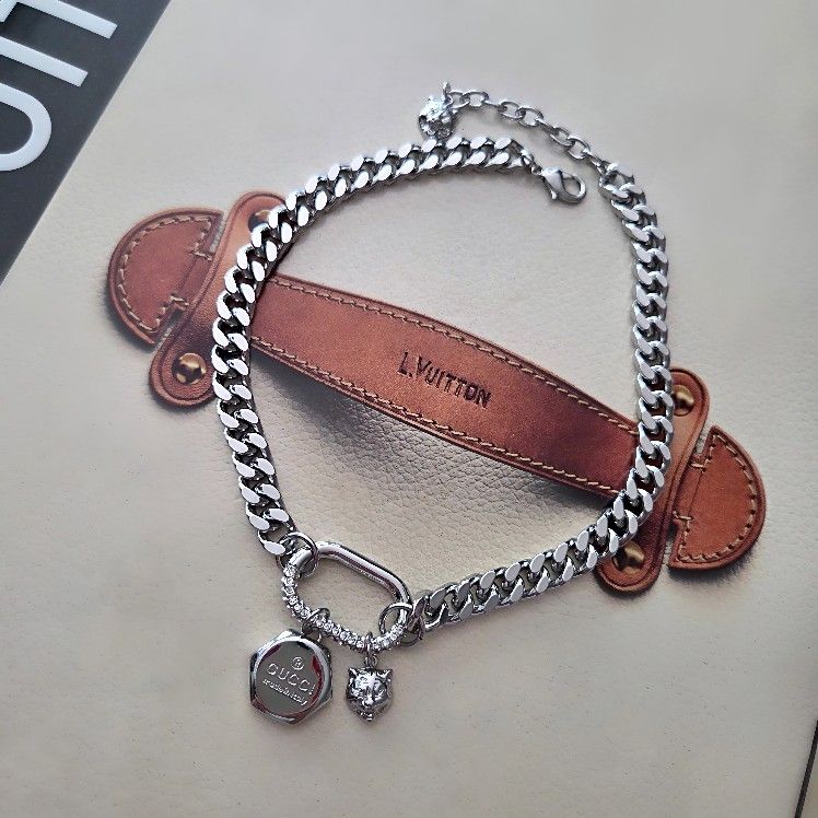 Silver Luxury Choker Necklace
