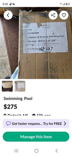 Pool liner only