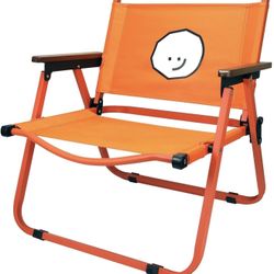 ZEMIRO CHARGE Vibrant and Cheerful Orange Folding Outdoor Chairs 3 