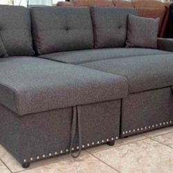 Gray Sofa Bed Pullout Sectional Grey Couch