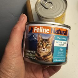 Feline Natural 6oz Beef And Hoki Cans