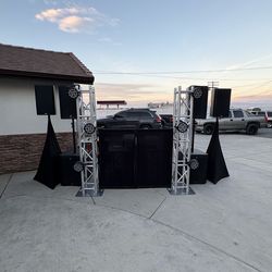 Dj lights & speakers
