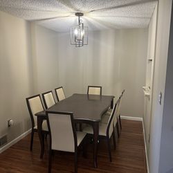 Wood Dining Table For 8 With Chairs