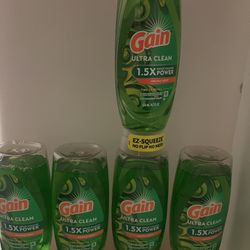 Gain Dish Soap 5/$10