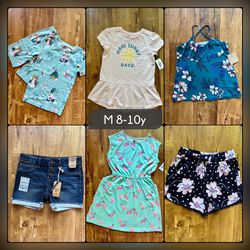 Lot Of Summer Clothes For A Girl 8-10 Years Old.