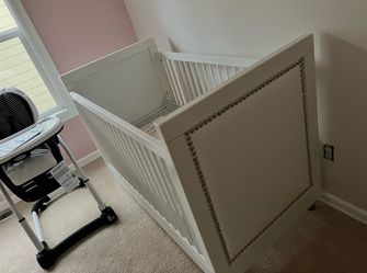 Upholstery baby crib