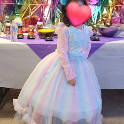 Birthday Dresss Unicorn Headband 