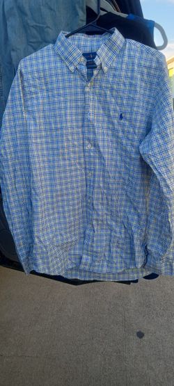 Long Sleeve Size Large POLO DRESS SHIRT.