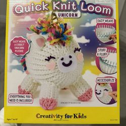 Creativity For Kids Quick Knit Loom Unicorn