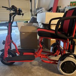 Culver Cougar Folding Mobility Scooter - Lightweight Portable Scooter for Adults, 3 Wheel Motorized Scooter - Travel Scooters, 280lbs, Only 57lbs - 15
