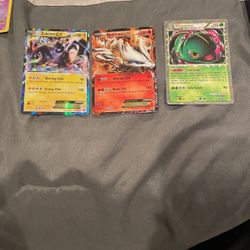 Zekerom Ex, Reshiram Ex And Meganium Lot