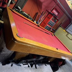 8ft Marble Slate Pool Table