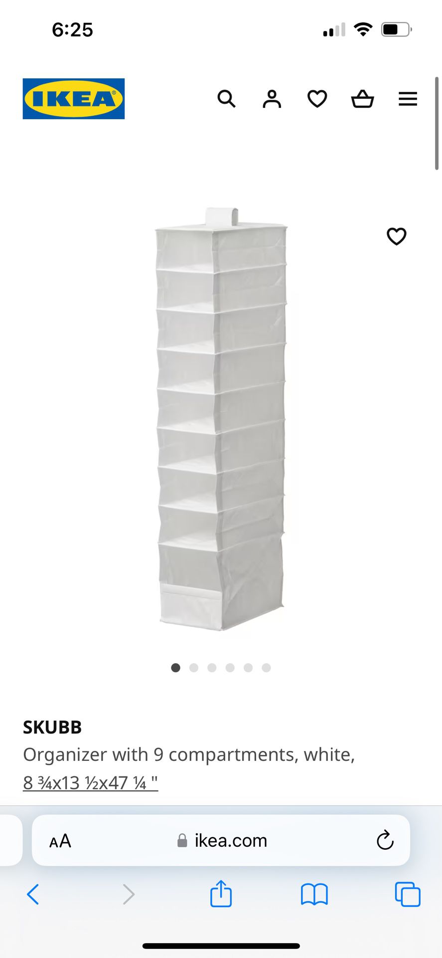 Organizer With 9 Compartments