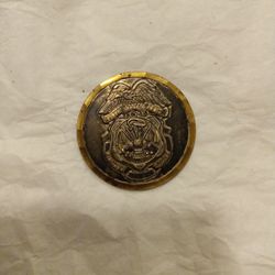 1990 340th MP DESERT SHIELD STORM HAND MADE MEDALIAN